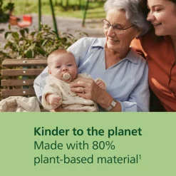 Philips Avent sut Ultra soft, 0-6 m, gul/orange- Sutter