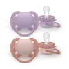Philips Avent Sut Ultra soft, 6-18 m, lilla og lyserød- Sutter