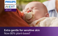 Philips Avent Sut Ultra soft, 6-18 m, lilla og lyserød- Sutter