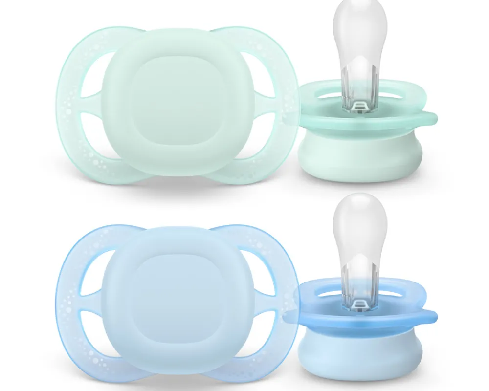 Philips Avent Sut, Ultra starter 0-2 mdr. 2-pk, grøn og blå- Sutter
