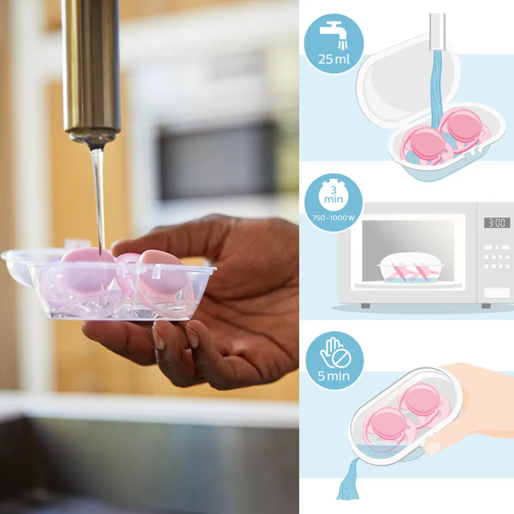 Philips Avent Sut, Ultra starter 0-2 mdr. 2-pk, grøn og blå- Sutter