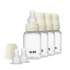 BIBS Sutteflaske Silicone 4pk 150 ml - Ivory- Sutteflasker