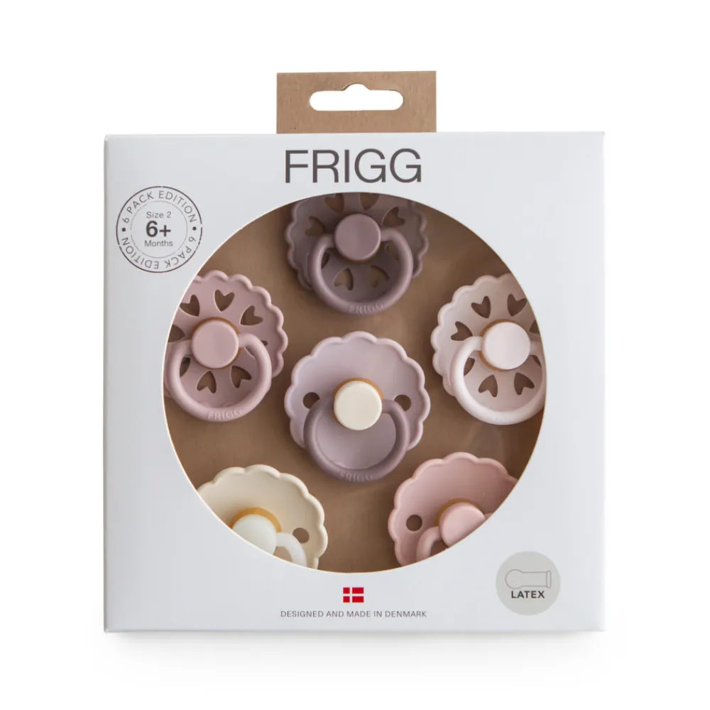 FRIGG Suttepakke 6-Pak Blooming Love Latex Str. 2- Sutter