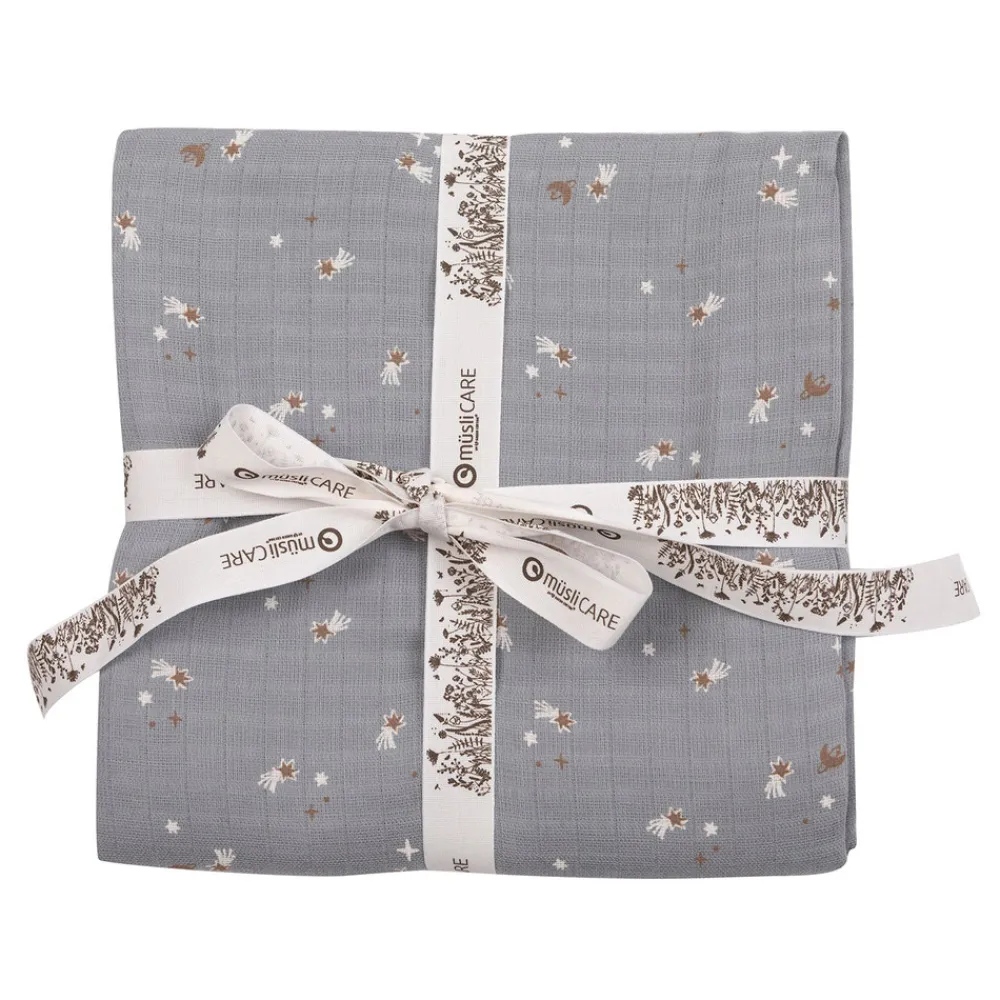 Müsli Svøb, muslin - Stars-Børn Svøb