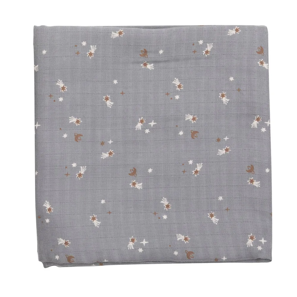 Müsli Svøb, muslin - Stars-Børn Svøb