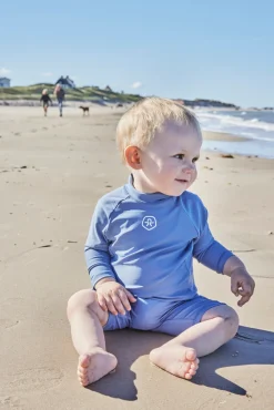 Color Kids Svømmedragt langærmet - Coronet Blue- Badedragter & Bikinier