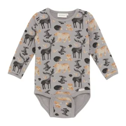 Minymo Sweat Body Langærmet - 1856- Bodystocking Langærmet