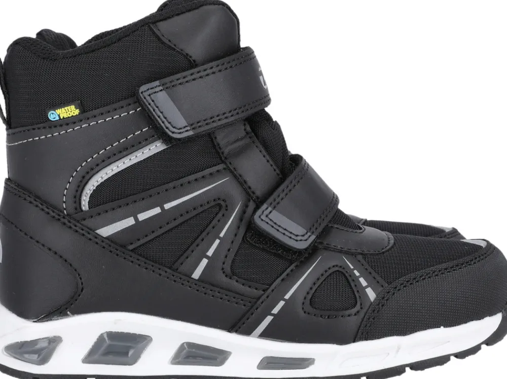 ZIG ZAG Taier støvler WP M/Lys - Black- Vinterstøvler|Sneakers Med Blink