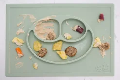 EZPZ Tallerken Happy Mat - Sage- Service