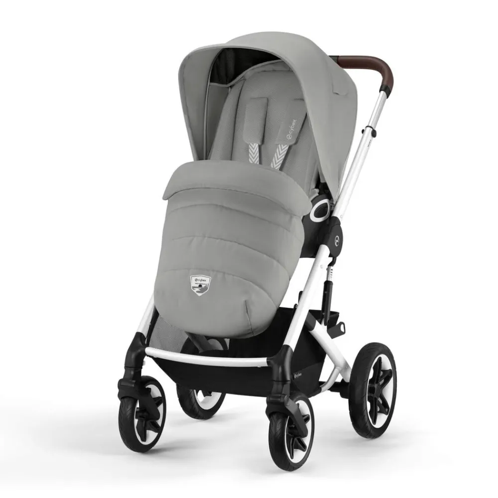 Cybex Talos S Lux - Stone Grey- Klapvogne Med Flade Sæder