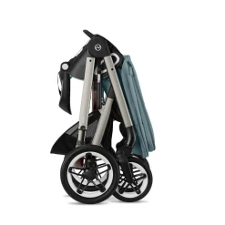 Cybex Talos S Lux - Stormy blue- Klapvogne Med Flade Sæder