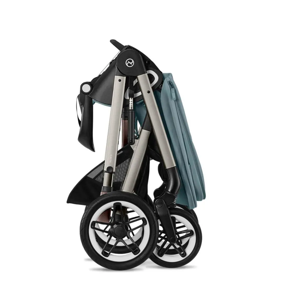 Cybex Talos S Lux - Stormy blue- Klapvogne Med Flade Sæder