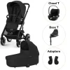 Cybex Talos S lux pakke - moon black- Kombivognspakker|Vognpakker