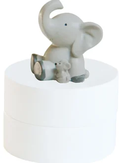 Kids By Friis Tandæske, elefant og mus-Børn Smykkeskrin