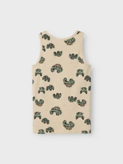 NAME IT Tank Top 2p Monster Truck - Peyote- Undertøj