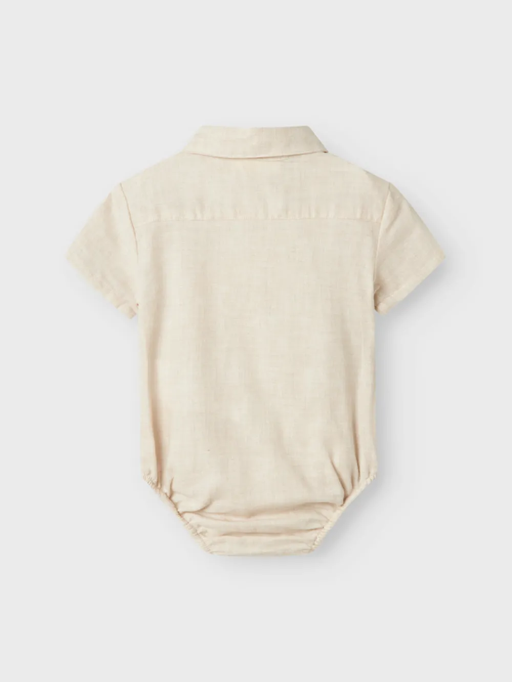 Lil' Atelier Tarou kortærmet løs body skjorte - BLEACHED- Bodystocking Kortærmet