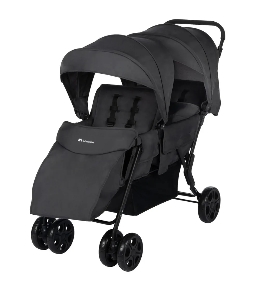 Bebeconfort Teamy - Mineral graphite- Søskende/Tvillingevogne
