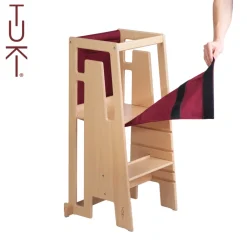 TUKI Tekstil til læringstårn - navy-Børn Læringstårne