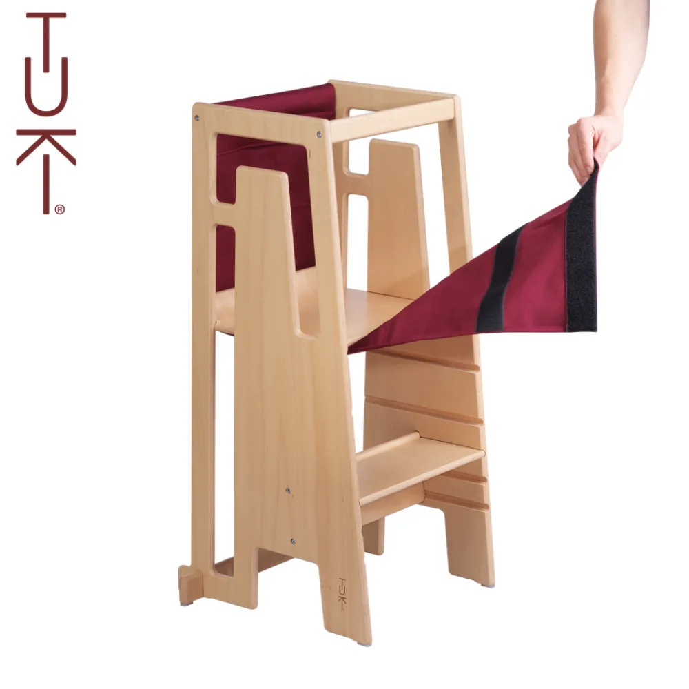 TUKI Tekstil til læringstårn - navy-Børn Læringstårne