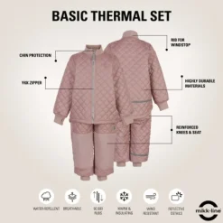 Mikk-Line Termosæt - Adobe Rose- Termotøj