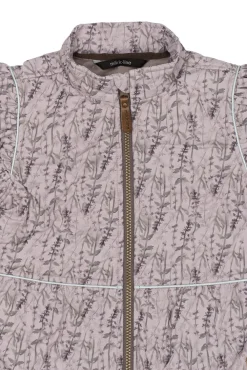 Mikk-Line Termosæt med flæse - Cloud gray- Termotøj