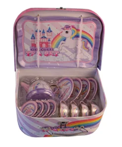 Magni Tesæt i kuffert med enhjørning motiv- Køkkenleg