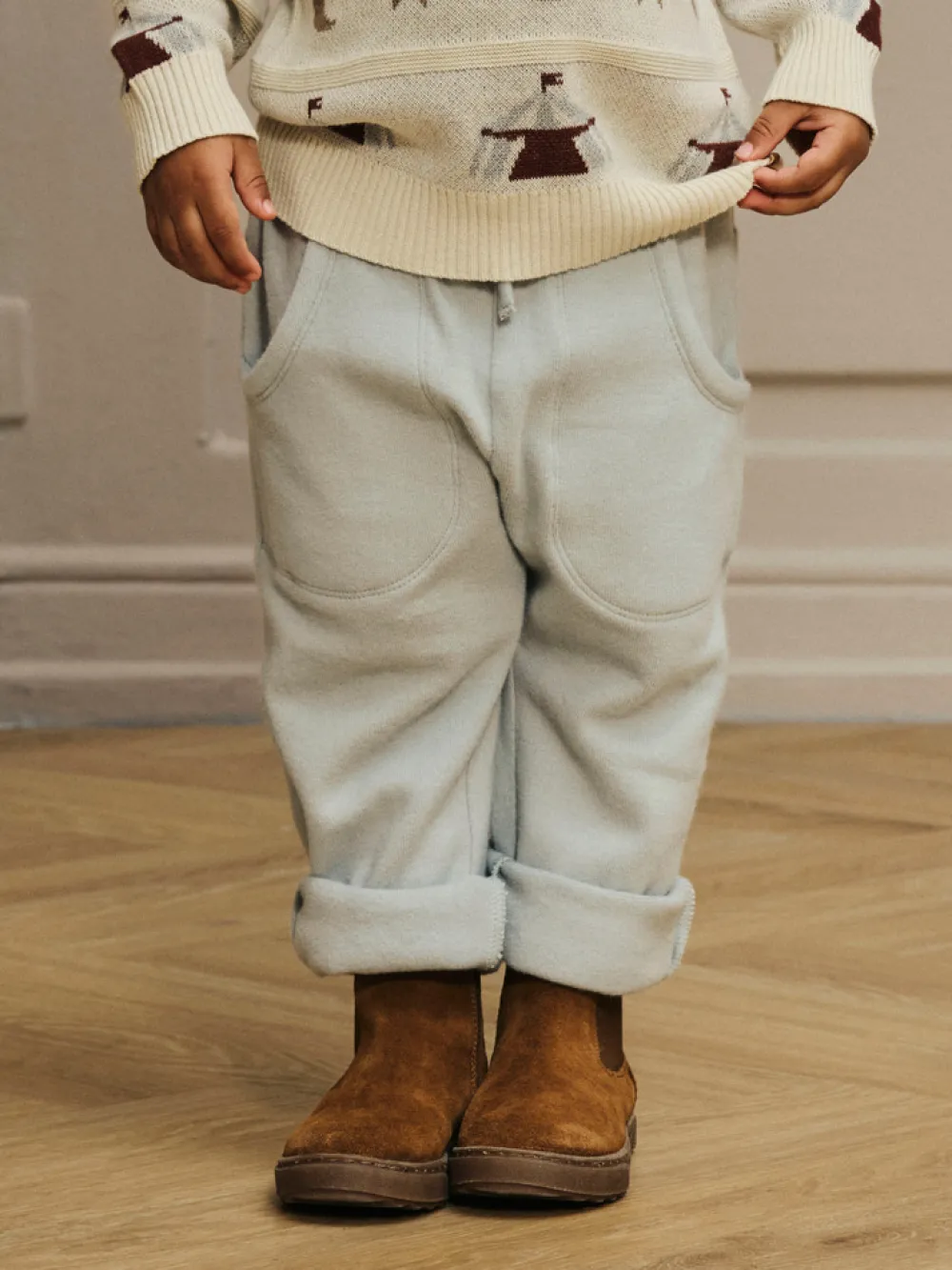 Lil' Atelier Thoro Hab Bukser - Pigeon- Bukser