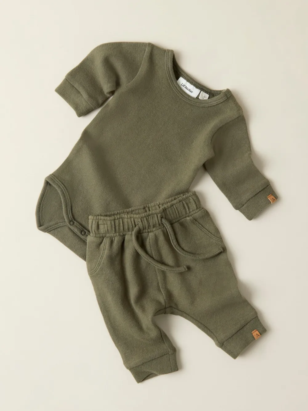 Lil' Atelier Thoro ls slim body - KALAMATA- Bodystocking Langærmet