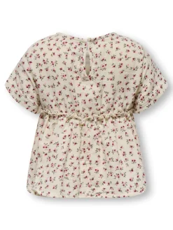 KIDS ONLY Thyra ss top - TOFU- T-Shirts & Toppe