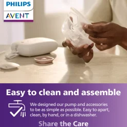Philips Avent Tilbehør, dobbelt opsamlingskop håndfri- Brystpumper