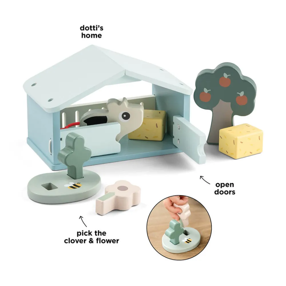 Done By Deer Tiny farm legesæt Dotti Farvemix- Traktorer & Fly