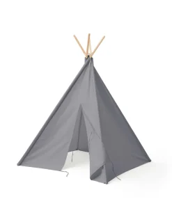 KIDSCONCEP Tipi-telt, Grå – 110x160 cm- Legetelte & Tipier