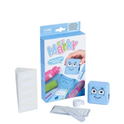 MARKY Tøj- og markeringsstempel lyseblå- Tøjstempler