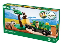 Brio Togbane, Safari sæt - FSC®- Togbaner & Tog