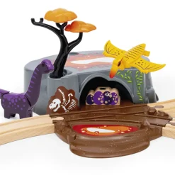 Brio Togbanesæt med dinosaurer - FSC®- Togbaner & Tog