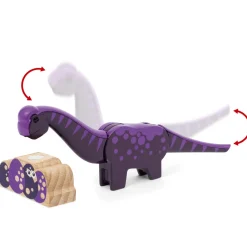 Brio Togbanesæt med dinosaurer - FSC®- Togbaner & Tog