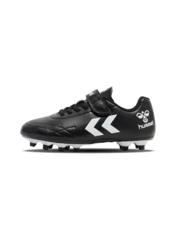 hummel Top star F.G JR - BLACK/BLACK- Sneakers Med Velcro|Sportstøj