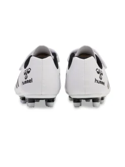 hummel Top star F.G JR - WHITE- Sneakers Med Velcro|Sportstøj