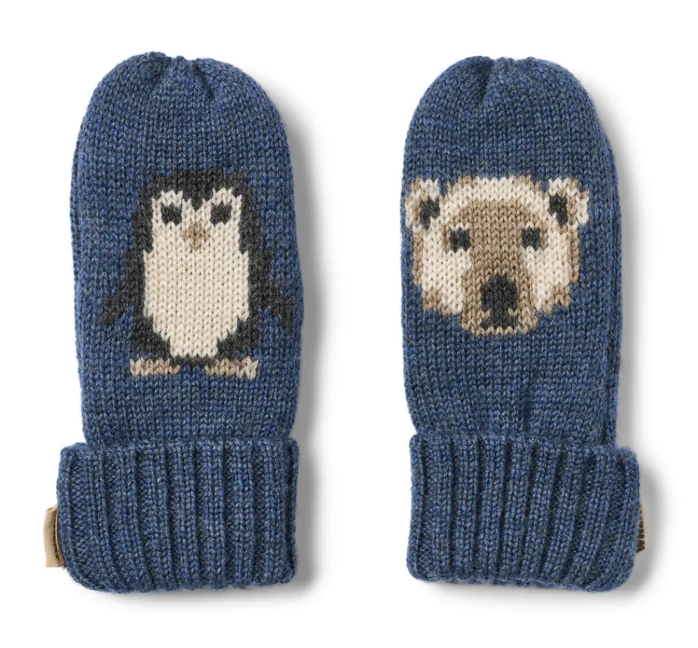 Wheat Towsi Jacquard Luffer - Blue- Luffer & Vanter