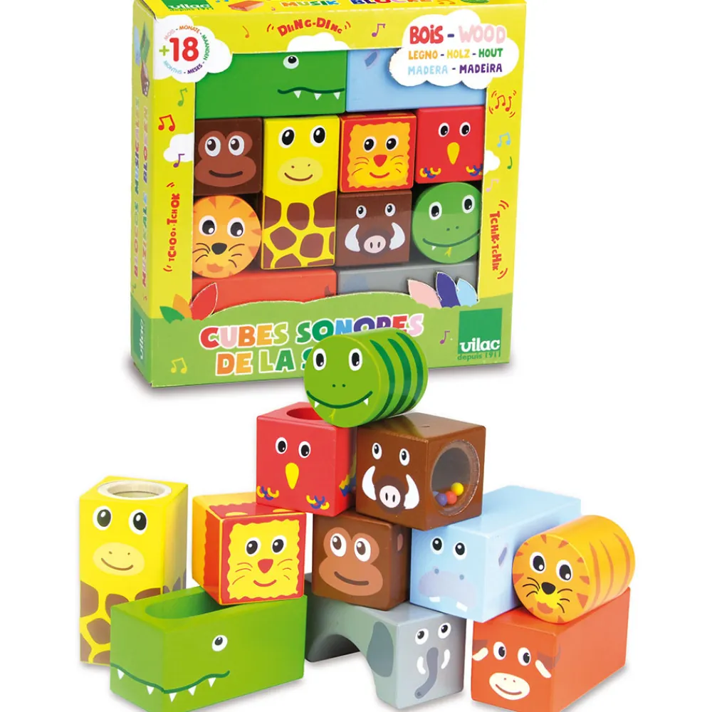 Vilac Træklodser med lyd- Træklodser