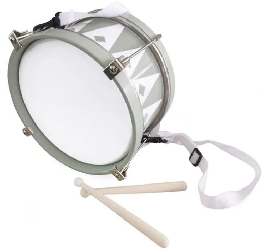 Magni Tromme med harlekin, oliven grøn- Musiklegetøj