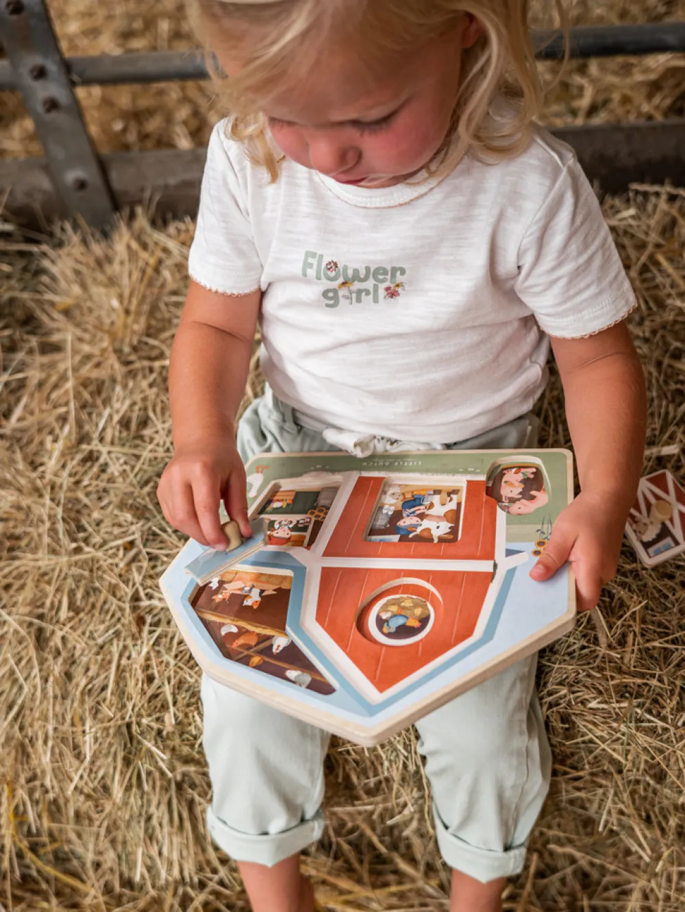 Little Dutch Træpuslespil - Little Farm- Puslespil