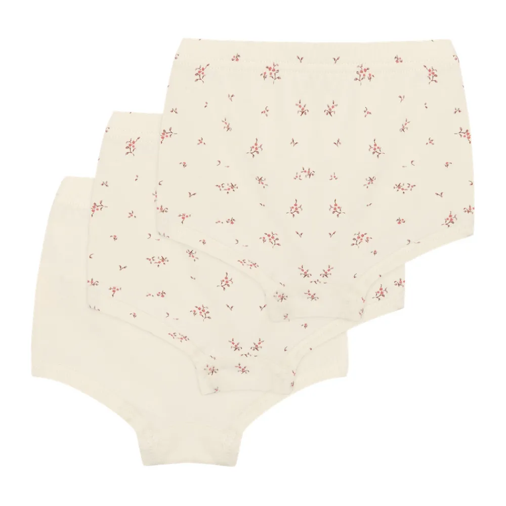 BeKids Trusser - 3 pak - Turtledove- Undertøj