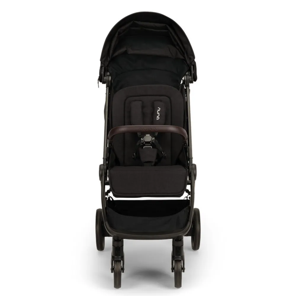 Nuna TRVL LX - caviar- Klapvogne Med Flade Sæder