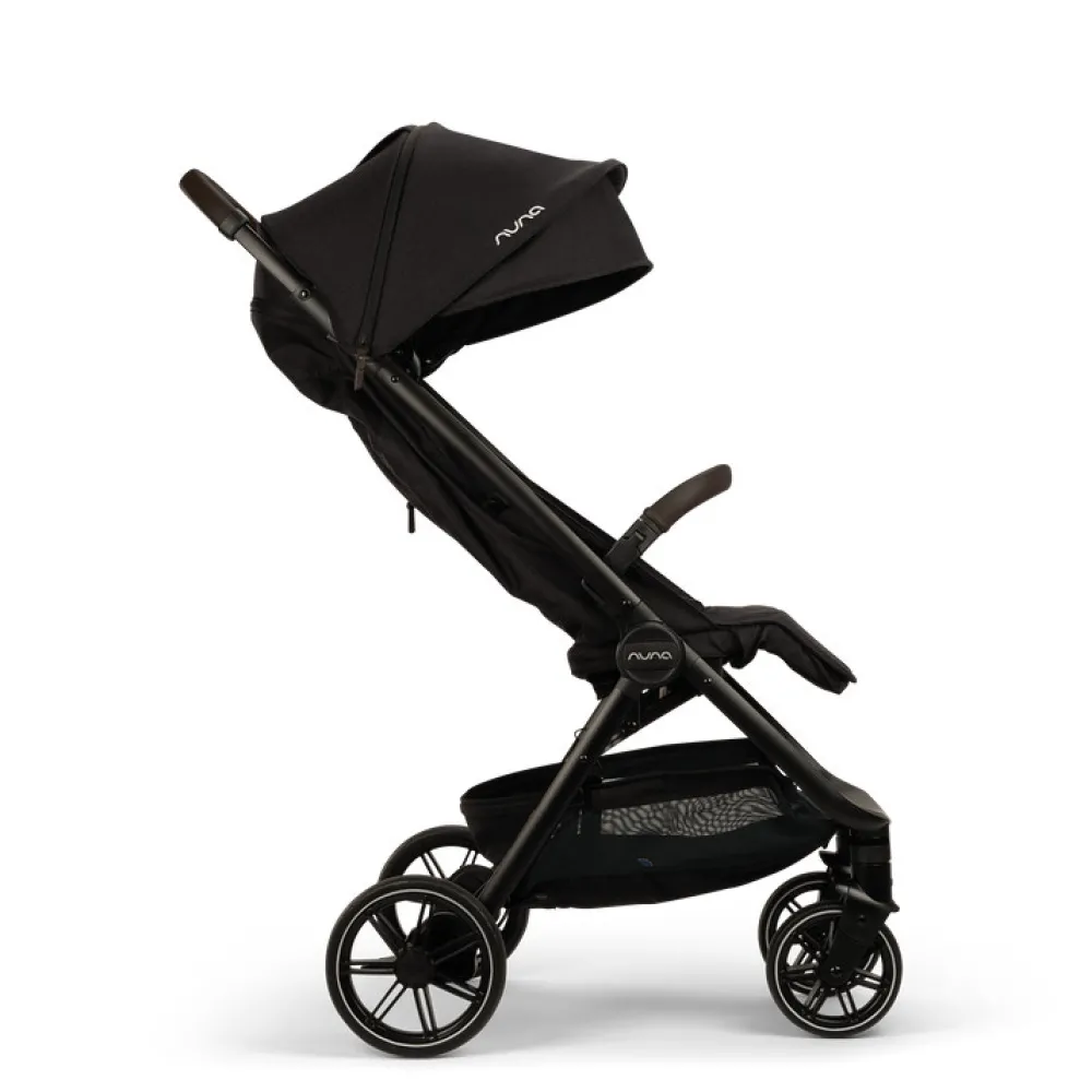 Nuna TRVL LX - caviar- Klapvogne Med Flade Sæder