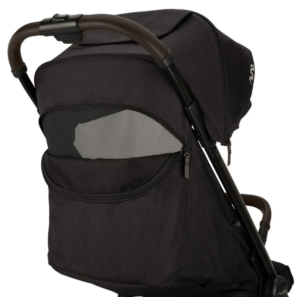 Nuna TRVL LX - caviar- Klapvogne Med Flade Sæder