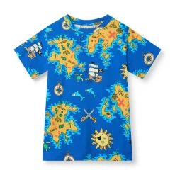 Småfolk T-shirt - Royal blue- T-Shirts & Toppe