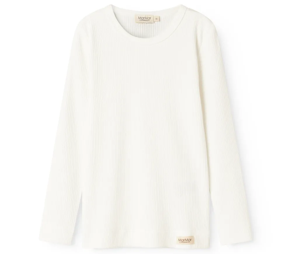 MarMar Copenhagen T-shirt, langærmet - Gentle white- T-Shirts & Toppe|Bluser