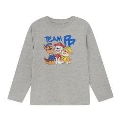 Minymo T-shirt langærmet - Grey Melange- Bluser