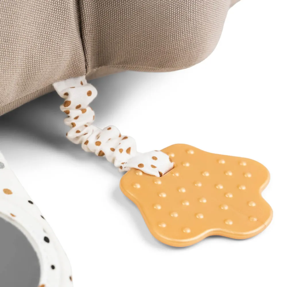 Done By Deer Tummy time aktivitetslegetøj - Croco Sand- Aktivitetslegetøj